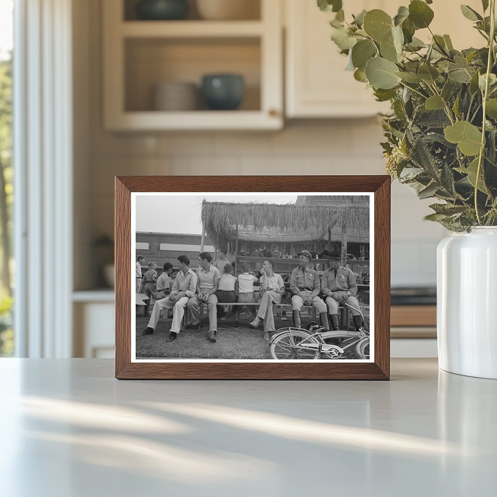 1938 Vintage Photo of State Troopers at Louisiana Rice Festival - Available at KNOWOL