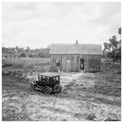 1938 Vintage Photo of Tenant Farm Family in Oklahoma - Available at KNOWOL