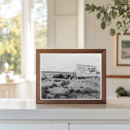 1938 Vintage Photograph of Migrant Families Camping U.S. 99 - Available at KNOWOL