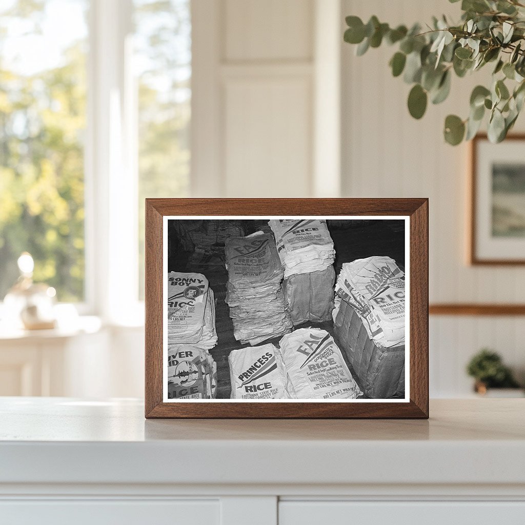 1938 Vintage Rice Packaging at Abbeville State Mill - Available at KNOWOL