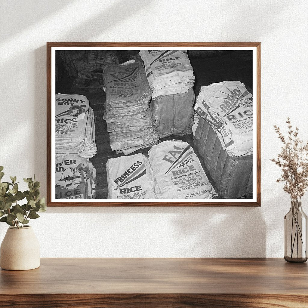 1938 Vintage Rice Packaging at Abbeville State Mill - Available at KNOWOL