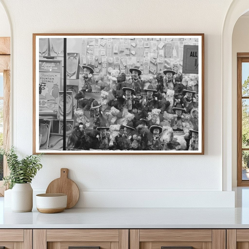 1938 Washington DC Drugstore Window Vintage Photo - Available at KNOWOL