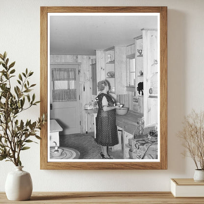 1938 Woman in Kitchen of New Home in Missouri - Available at KNOWOL