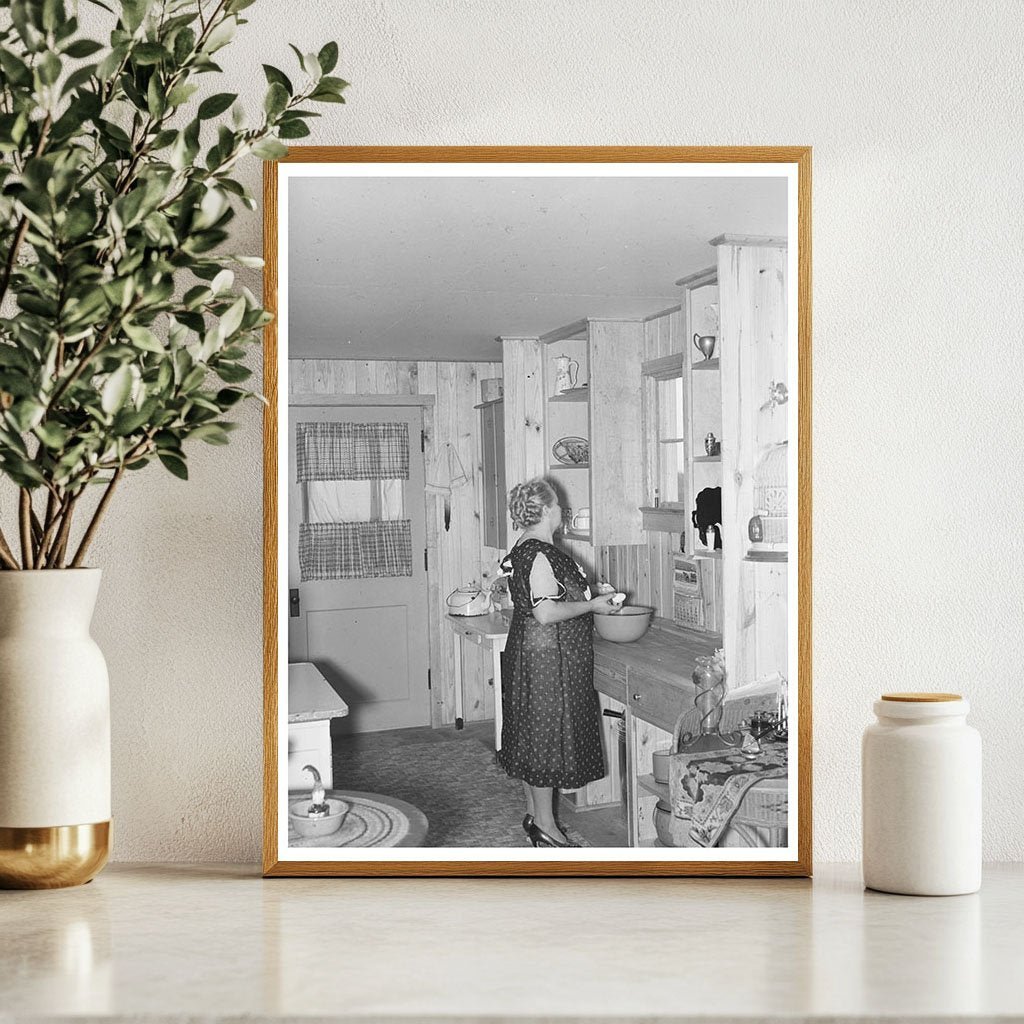 1938 Woman in Kitchen of New Home in Missouri - Available at KNOWOL