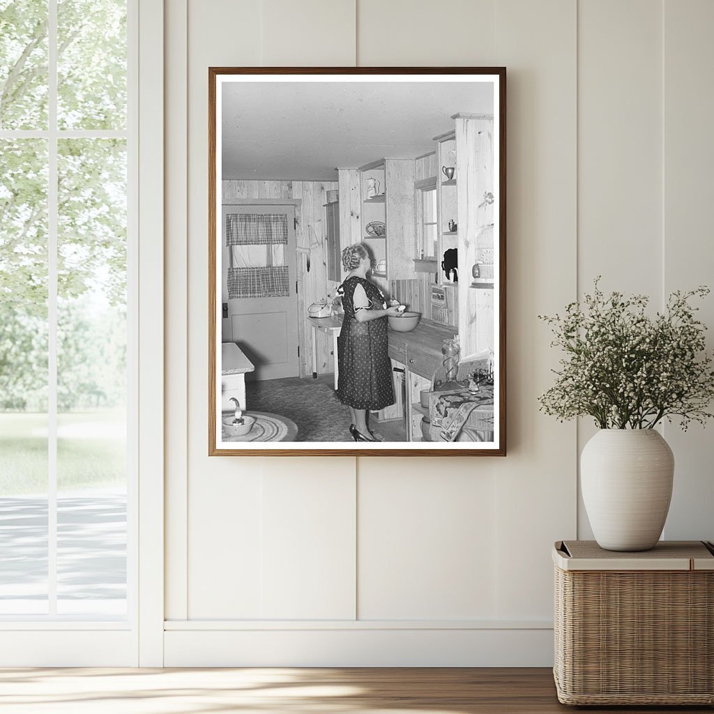 1938 Woman in Kitchen of New Home in Missouri - Available at KNOWOL