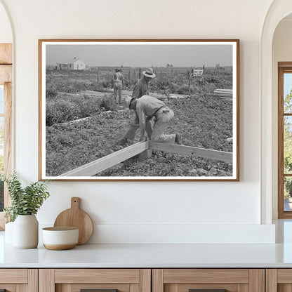 1938 Workers Assembling Girders in Southeast Missouri Farms Project - Available at KNOWOL