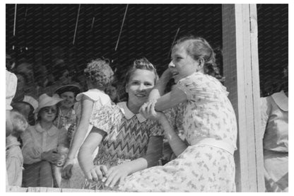 1939 4 - H Club Fair with Girls in Cimarron Kansas - Available at KNOWOL