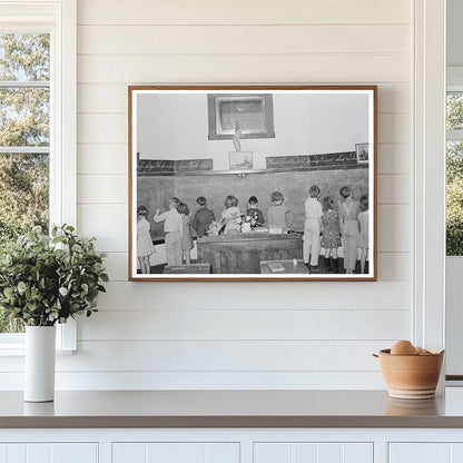 1939 Arithmetic Class in San Augustine Texas Classroom - Available at KNOWOL