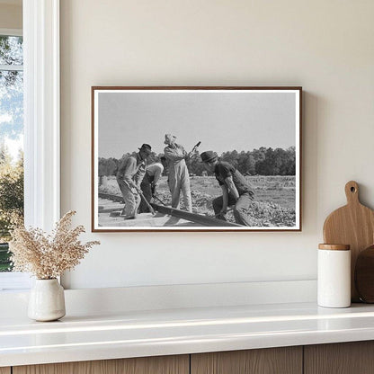 1939 Black and White Photo of Railroad Gang in Lufkin Texas - Available at KNOWOL