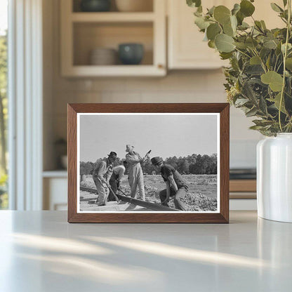 1939 Black and White Photo of Railroad Gang in Lufkin Texas - Available at KNOWOL