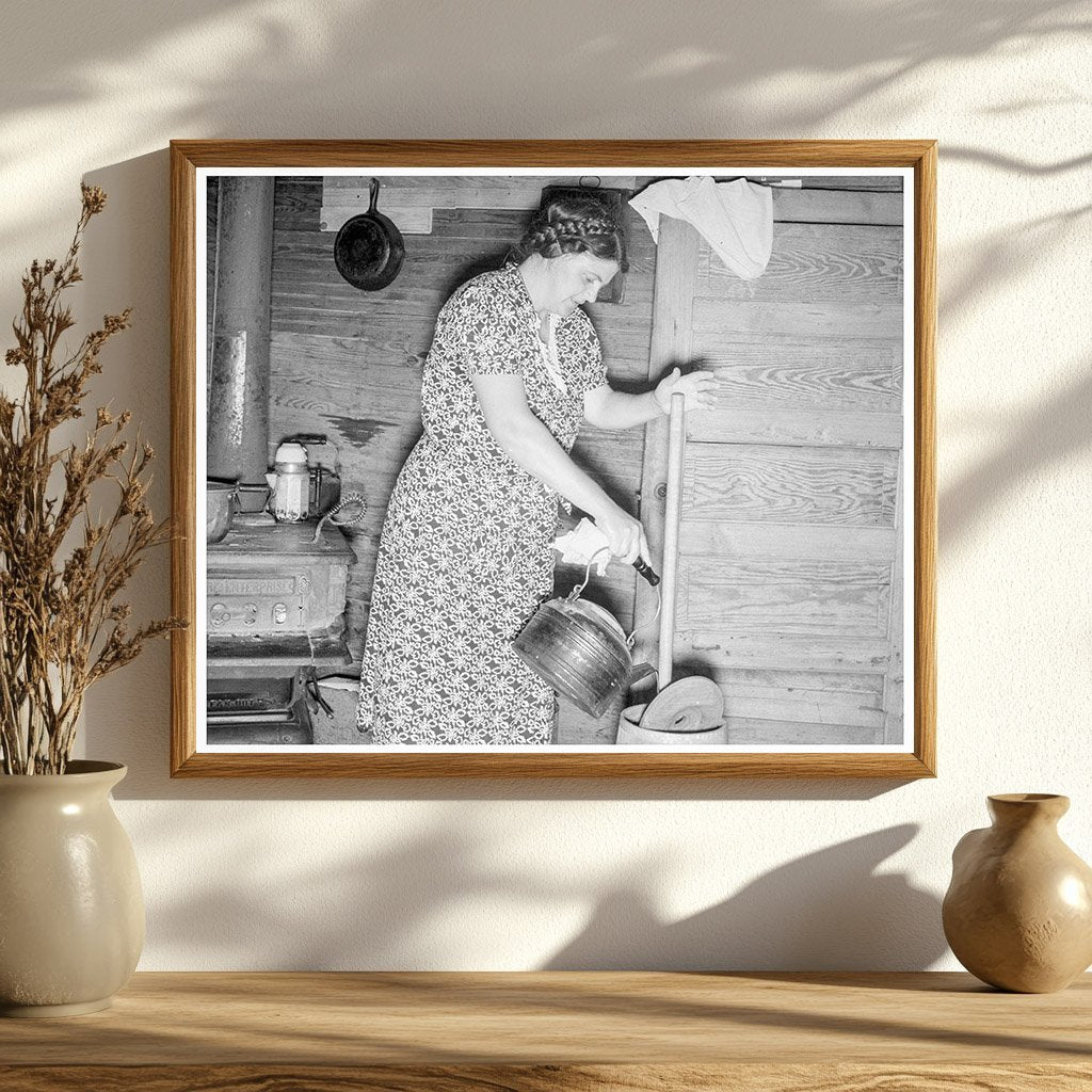 1939 Black and White Photo of Tobacco Sharecroppers Wife - Available at KNOWOL