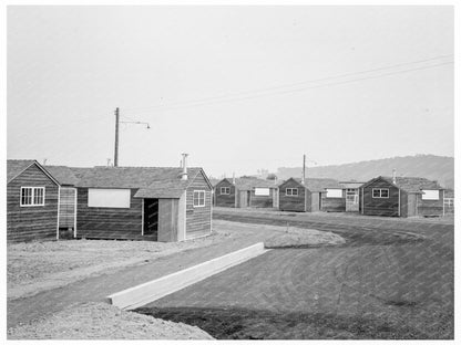 1939 Camp Shelter Units McMinnville Oregon Farm Security Admin - Available at KNOWOL