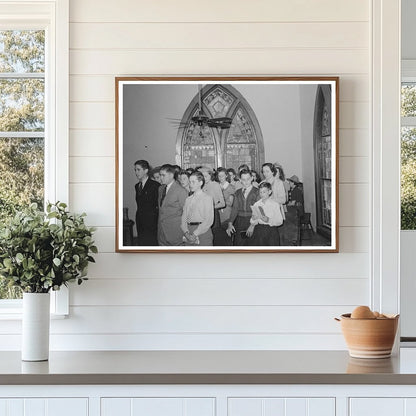 1939 Choir Performance in San Augustine Texas Church - Available at KNOWOL