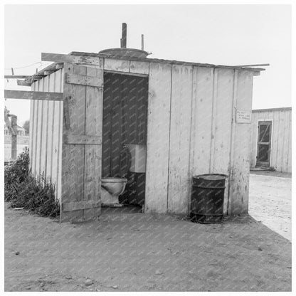 1939 Communal Toilet Facility in Greenfield California - Available at KNOWOL