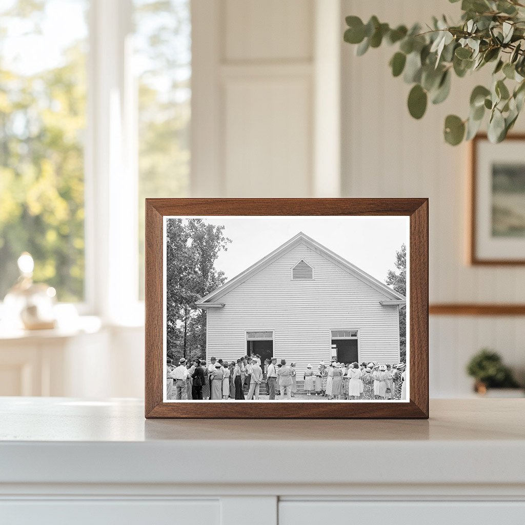 1939 Community Gathering at Wheeleys Church North Carolina - Available at KNOWOL