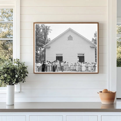 1939 Community Gathering at Wheeleys Church North Carolina - Available at KNOWOL