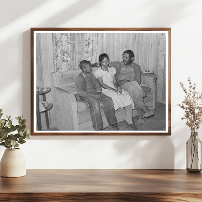 1939 Family Living Room Scene at Sabine Farms Texas - Available at KNOWOL