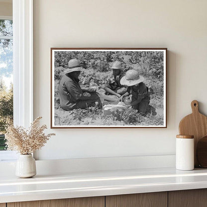 1939 Family Lunch in String Bean Field Oklahoma - Available at KNOWOL