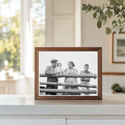 1939 Family of Nine on Stump Ranch in Idaho - Available at KNOWOL