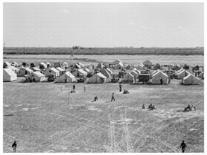 1939 Farm Security Administration Migrant Labor Camp Image - Available at KNOWOL