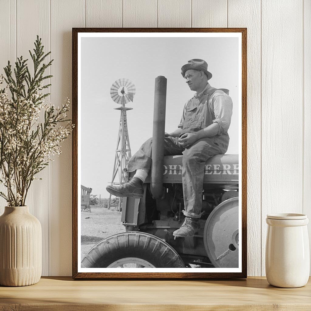 1939 Farmer on Tractor with FSA Loan in Kansas - Available at KNOWOL