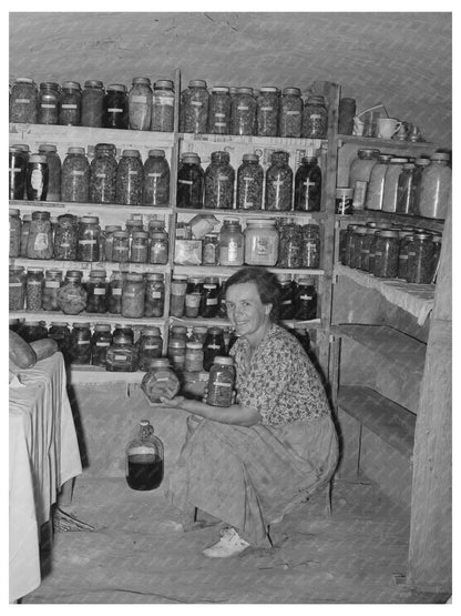 1939 Fruit Cellar of Farm Security Administration Client Kansas - Available at KNOWOL