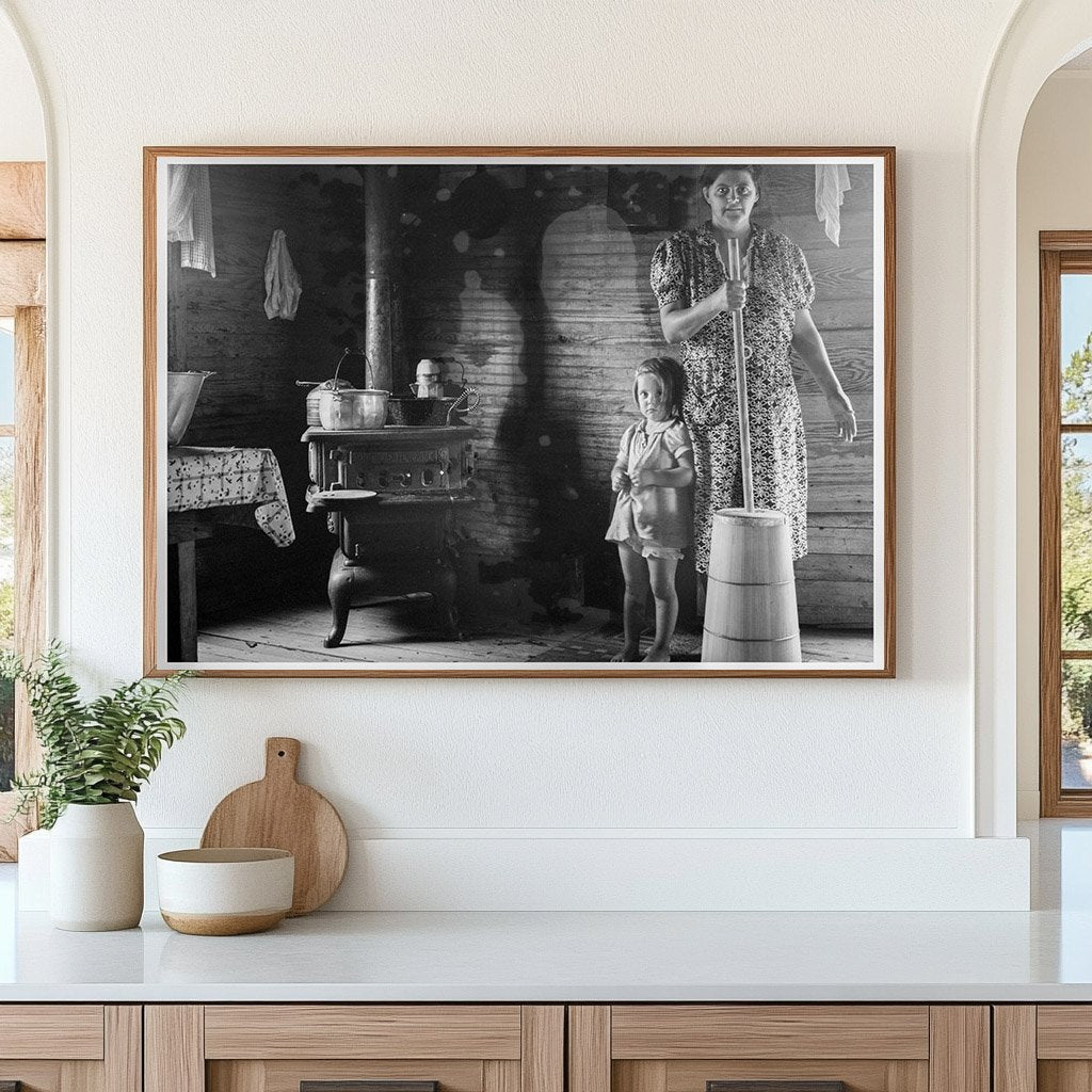 1939 Interior of Tobacco Sharecropper Kitchen North Carolina - Available at KNOWOL