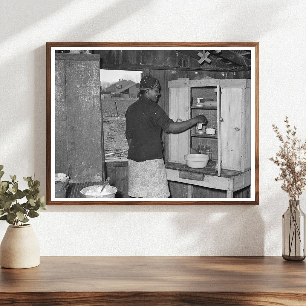 1939 Kitchen Corner in Sharecroppers Cabin Louisiana - Available at KNOWOL