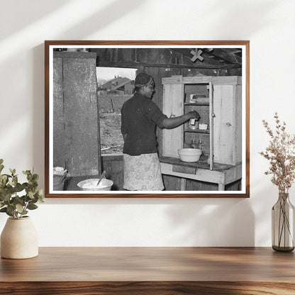 1939 Kitchen Corner in Sharecroppers Cabin Louisiana - Available at KNOWOL
