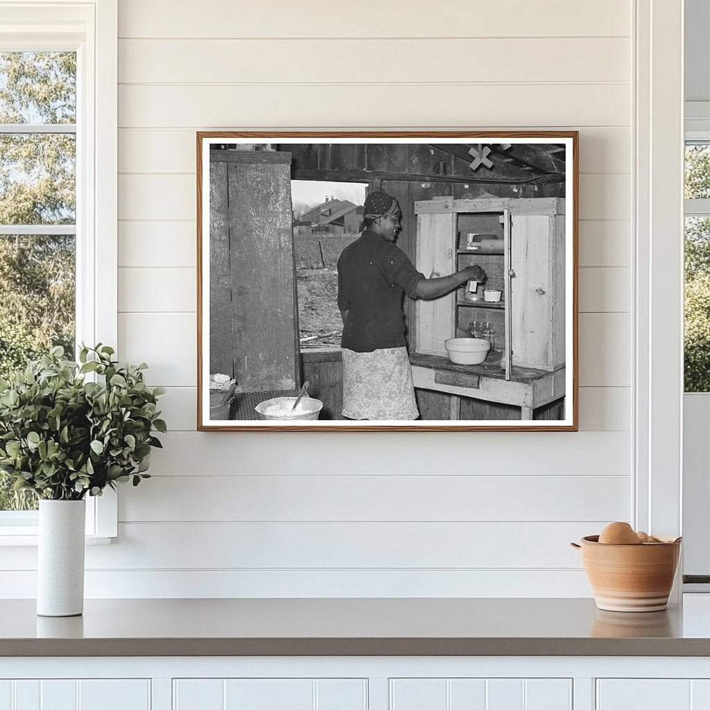 1939 Kitchen Corner in Sharecroppers Cabin Louisiana - Available at KNOWOL