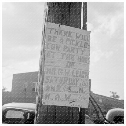 1939 Main Street Pittsboro NC Vintage Sign Photograph - Available at KNOWOL