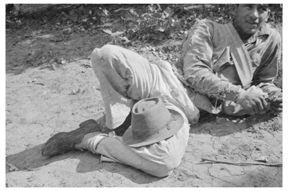 1939 Mexican Citrus Worker Picking Grapefruit in Texas - Available at KNOWOL