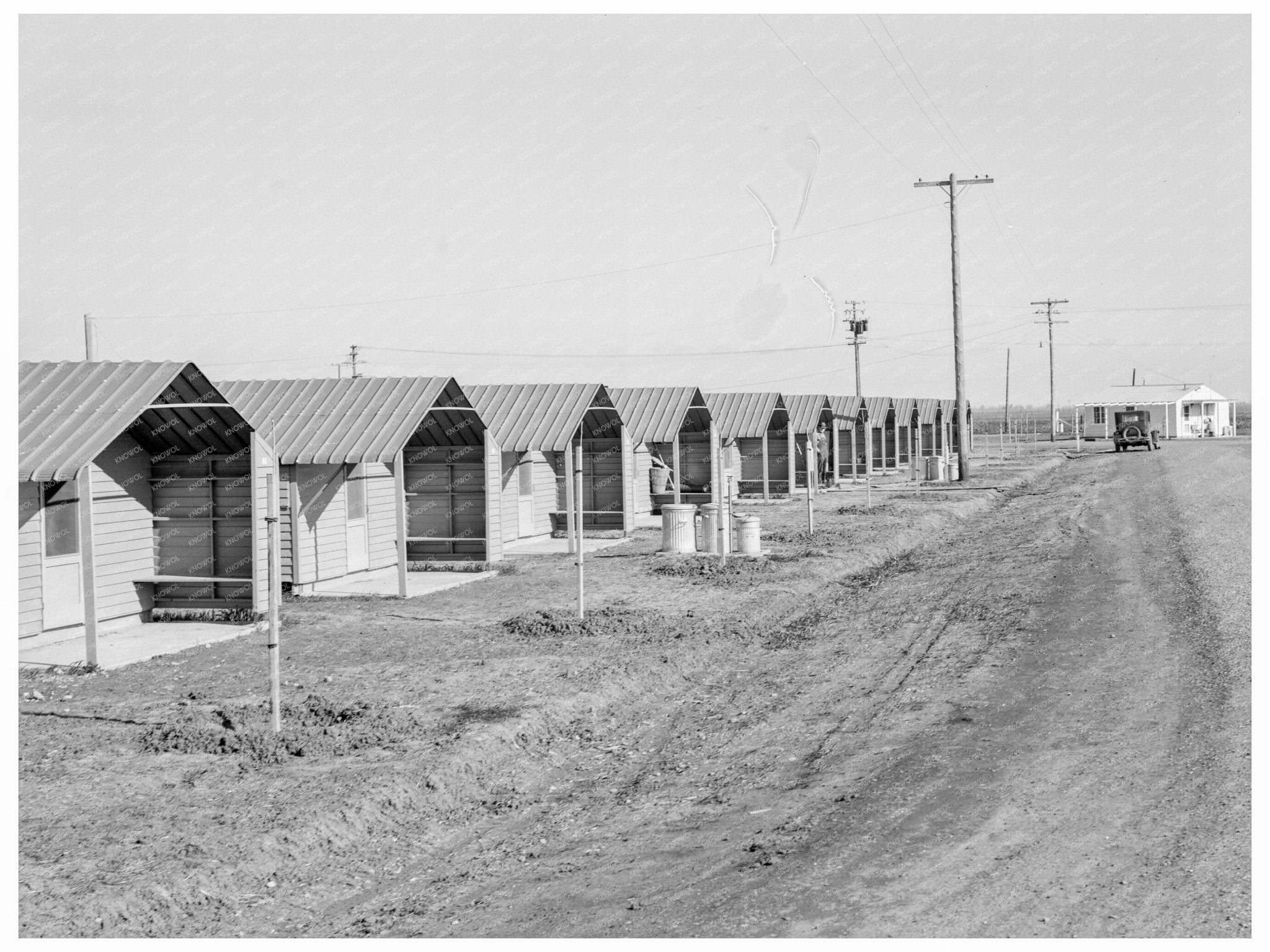 1939 Migrant Workers Camp in Westley California - Available at KNOWOL