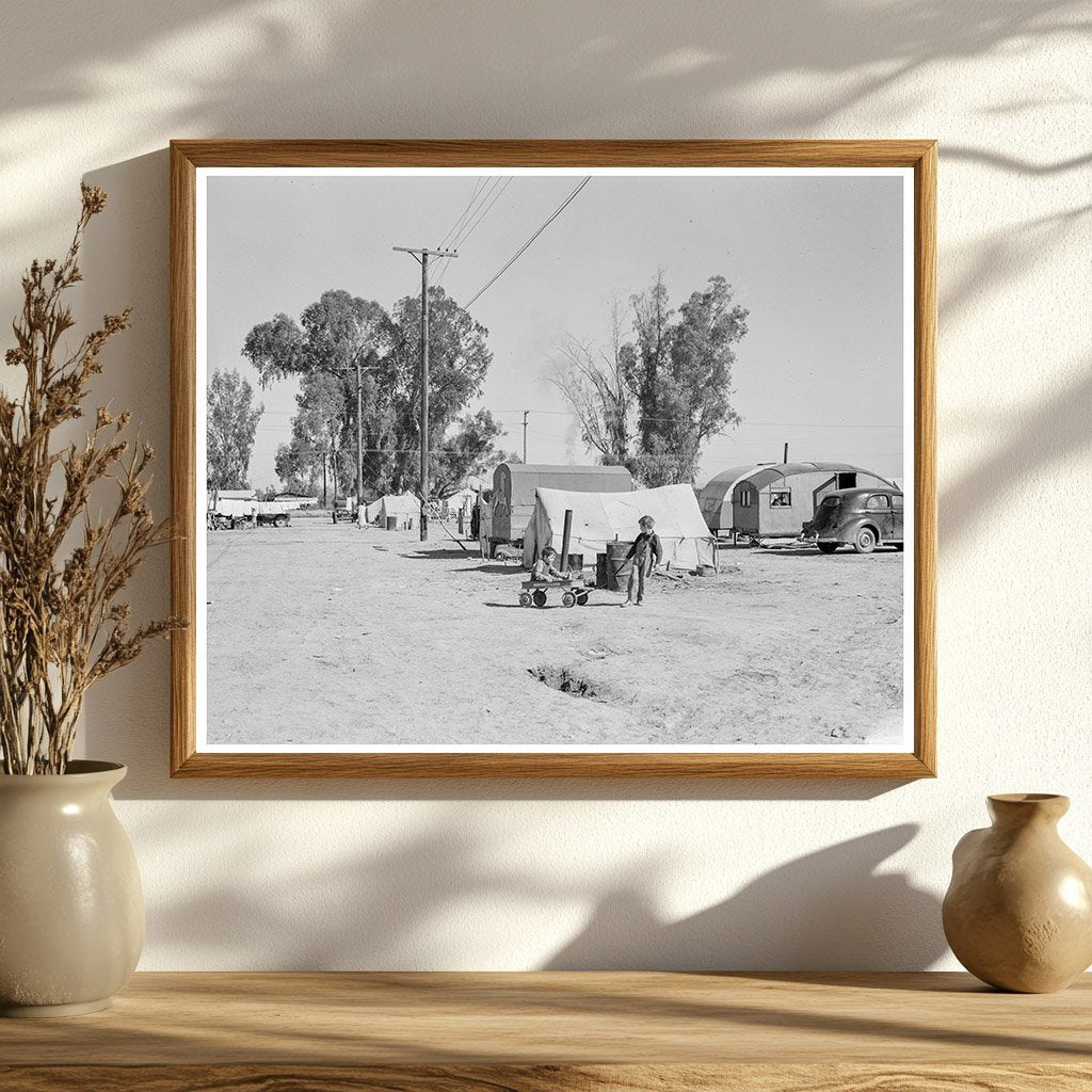 1939 Migratory Labor Camp Holtville California Carrot Harvest - Available at KNOWOL