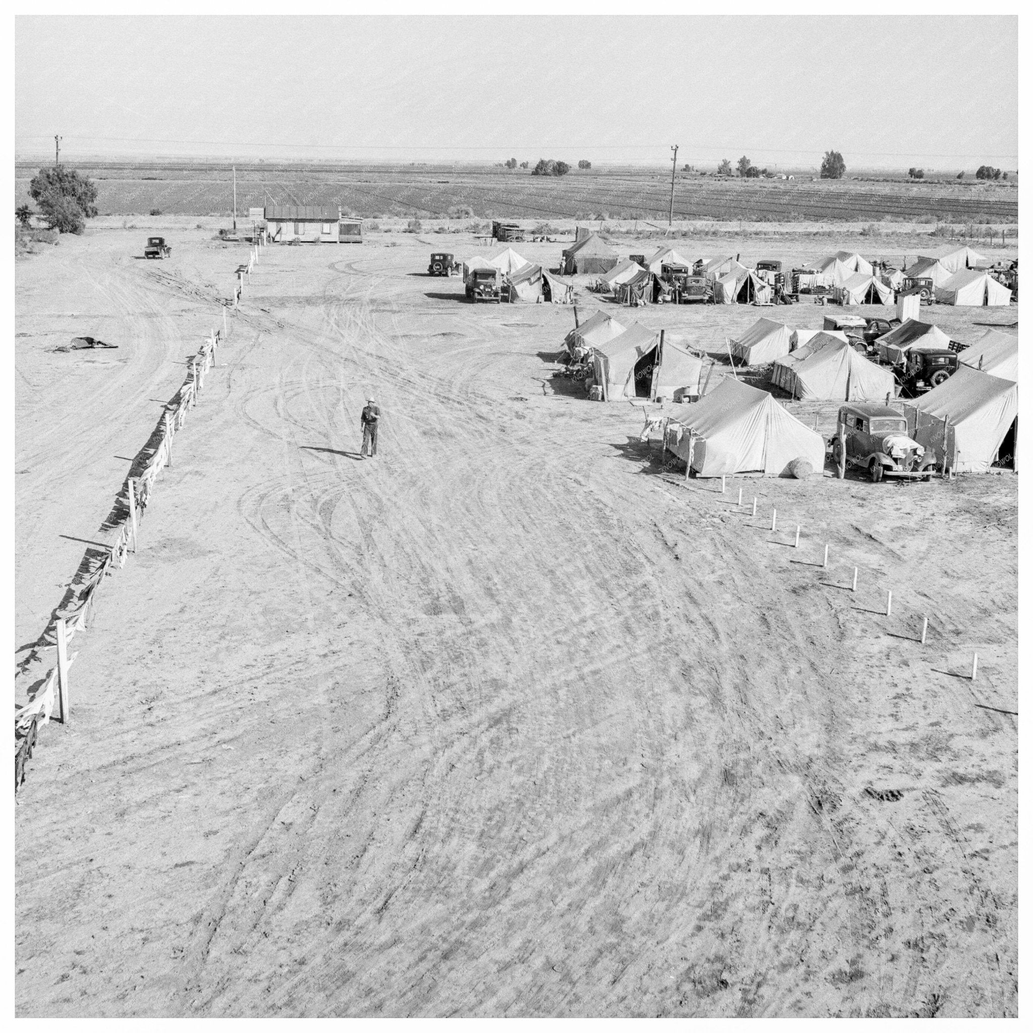 1939 Migratory Labor Camp in Calipatria California - Available at KNOWOL