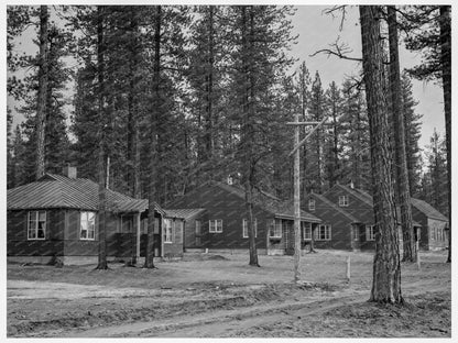 1939 Model Housing for Millworkers in Gilchrist Oregon - Available at KNOWOL