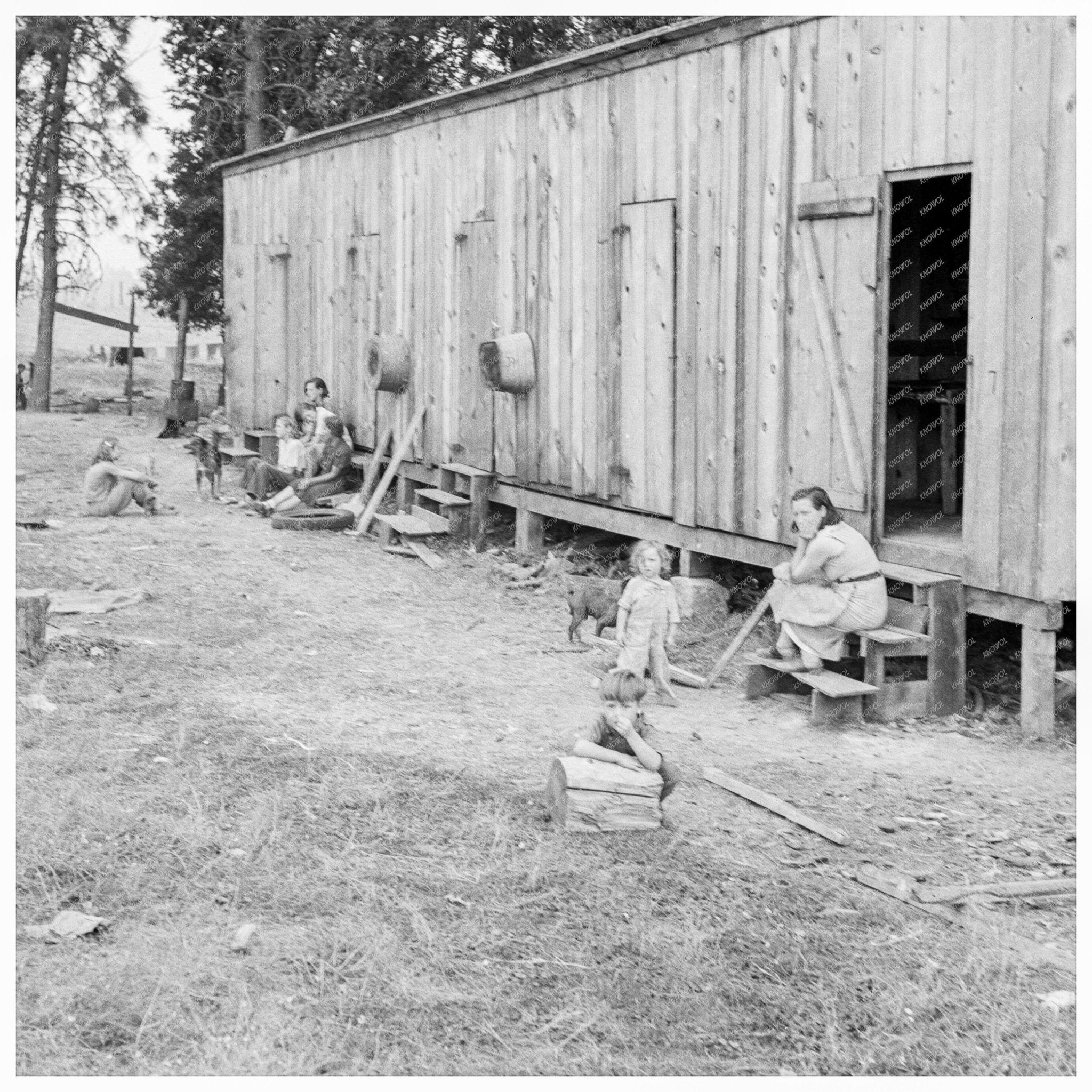 1939 One - Room Barrack for Hop Ranch Families Oregon - Available at KNOWOL