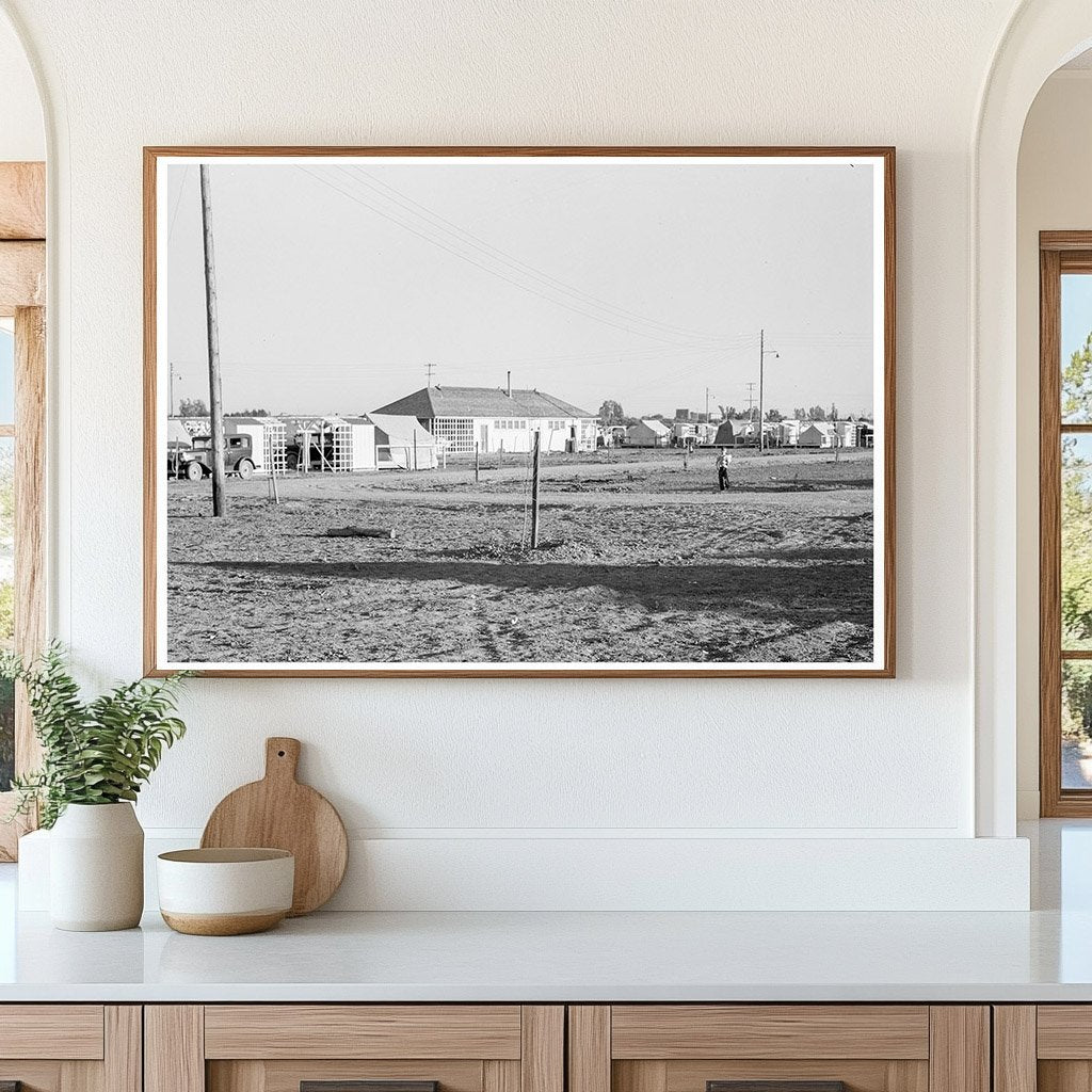 1939 Pea Harvest Migratory Labor Camp Brawley California - Available at KNOWOL