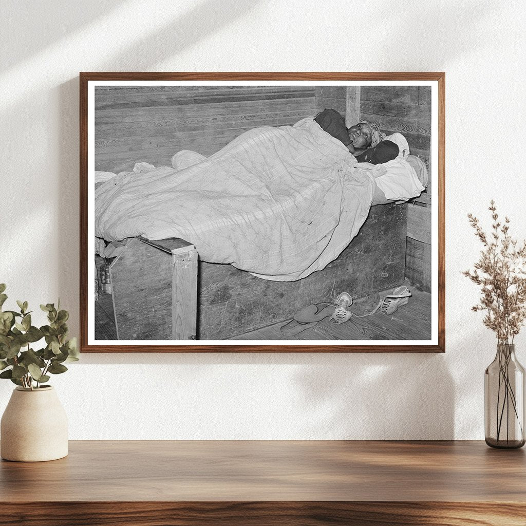 1939 Photograph of Sick Woman in Strawberry Pickers Quarters - Available at KNOWOL