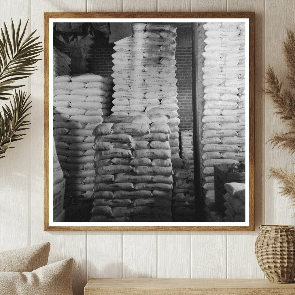 1939 Railroad Freight Car Loaded with Flour in San Angelo - Available at KNOWOL