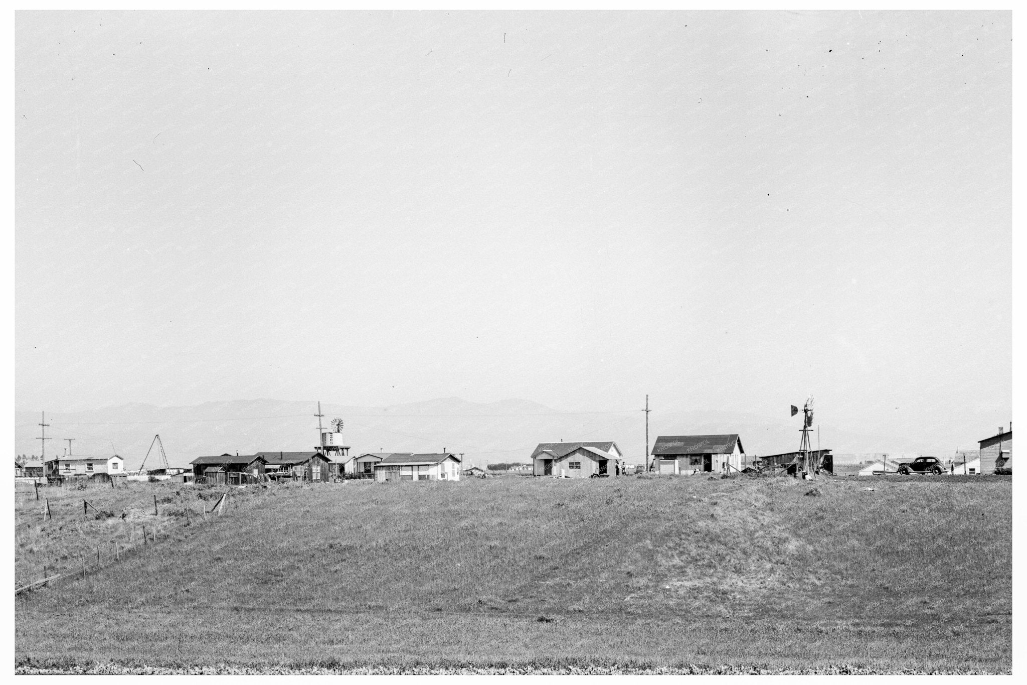 1939 Salinas California Shacks for Lettuce Shed Workers - Available at KNOWOL