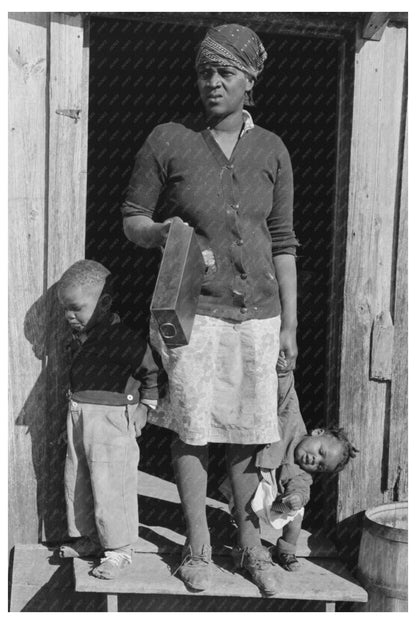 1939 Sharecropper Family in Louisiana Vintage Photo - Available at KNOWOL