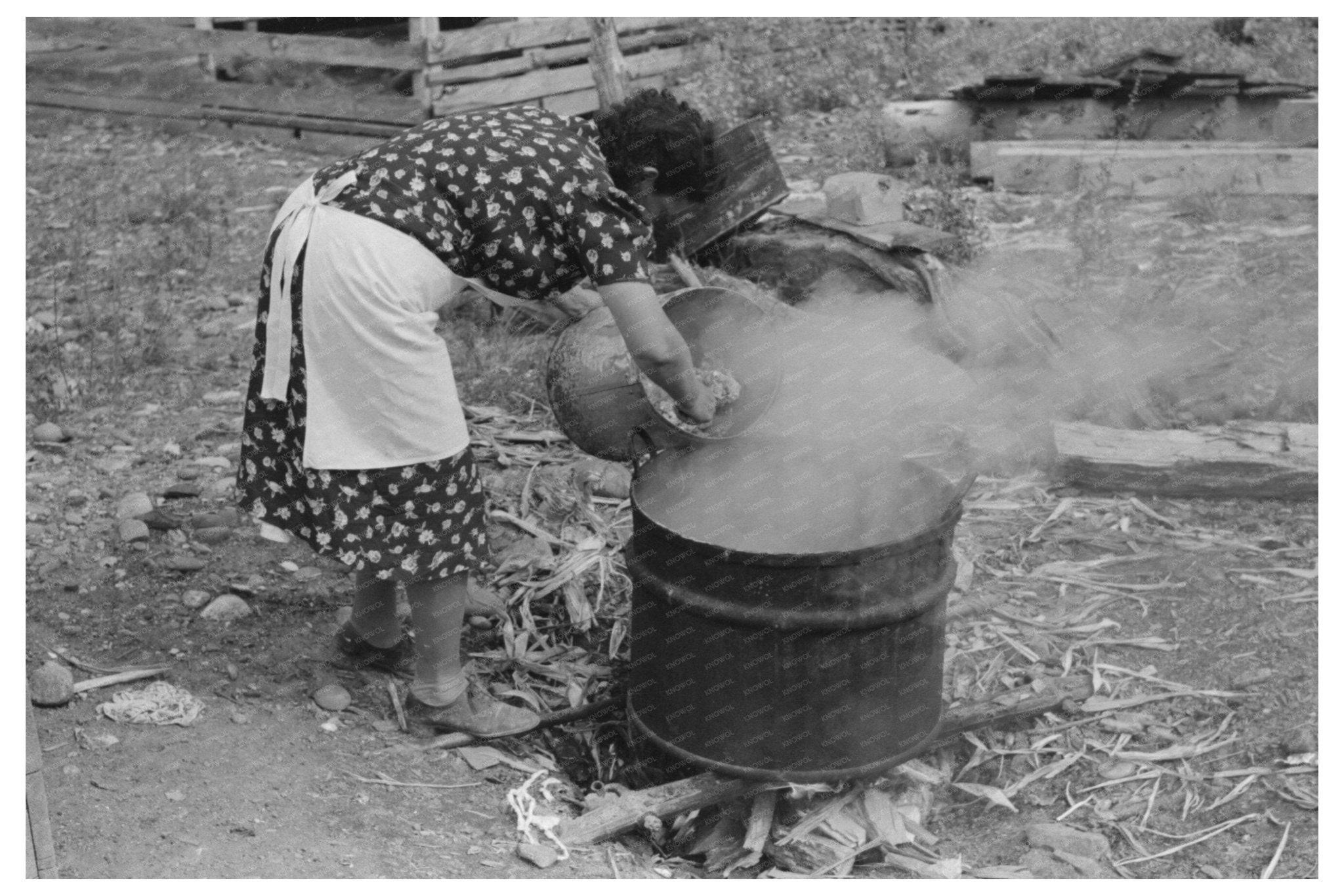 1939 Soap - Making in Taos County New Mexico - Available at KNOWOL