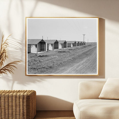 1939 Steel Shelters at Migrant Workers Camp in Westley CA - Available at KNOWOL