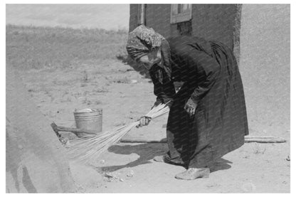 1939 Taos County Outdoor Oven Bread Baking Process - Available at KNOWOL