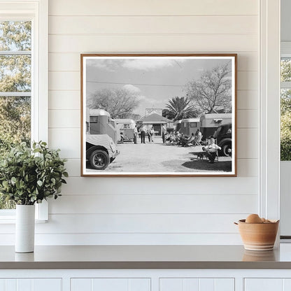 1939 Trailer Camp in McAllen Texas Historical Photo - Available at KNOWOL