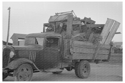 1939 Truck Loaded with Belongings in Chicot County Arkansas - Available at KNOWOL