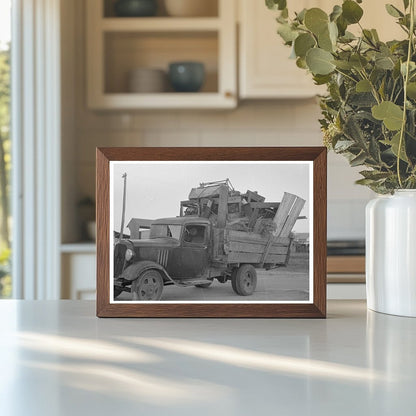 1939 Truck Loaded with Belongings in Chicot County Arkansas - Available at KNOWOL