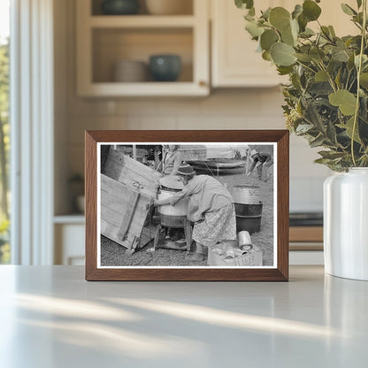 1939 Unloading Household Goods at Harlingen Texas Camp - Available at KNOWOL