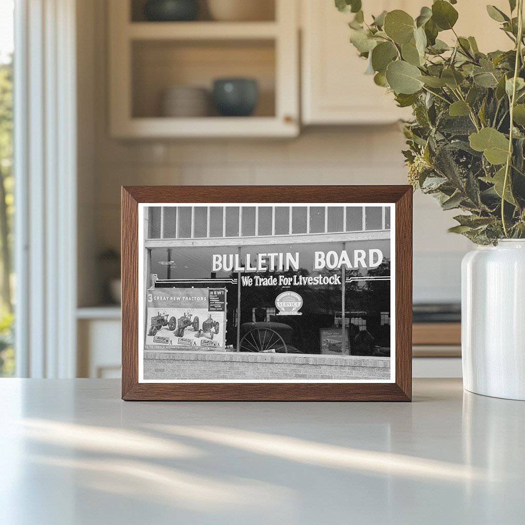 1939 Vintage Agricultural Machinery Store Display in Texas - Available at KNOWOL